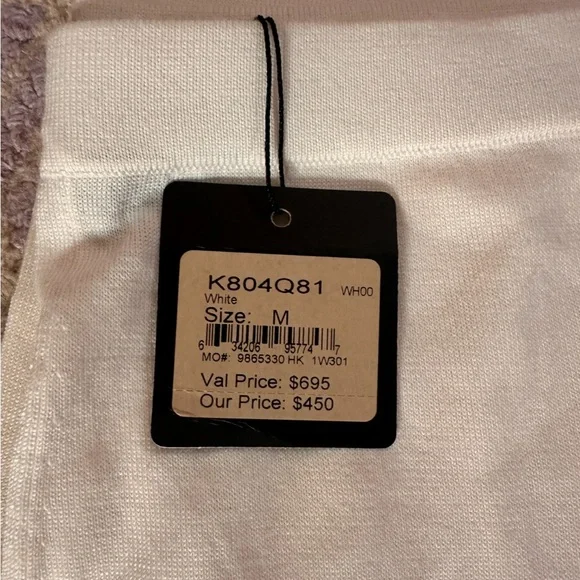 St. John White Knit pants